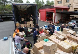 Toledo envía el primer tráiler con 20.000 kilos de ayuda con destino a la Comunidad Valenciana