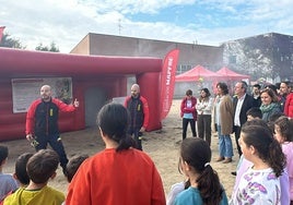 La Diputación de Toledo celebra en Mocejón y Talavera la «Semana de la Prevención de incendios» con más de 2.500 escolares