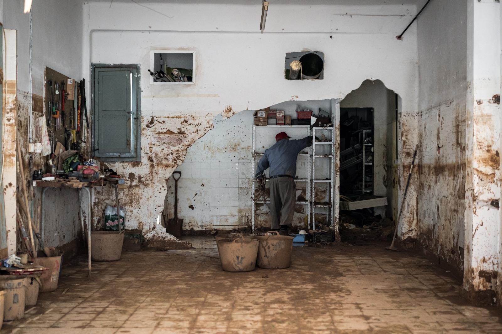 El efecto de la DANA en las casas de Paiporta, Valencia