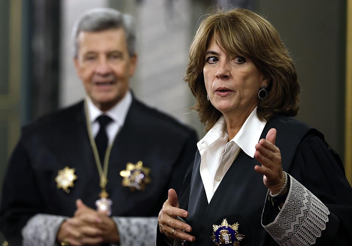 La ex fiscal general del Estado Dolores Delgado