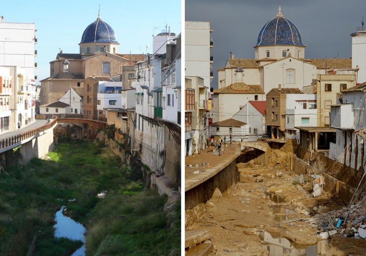 El antes y después de Rambla del Poyo