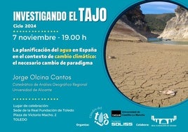 Interesante conferencia en Toledo del climatólogo  Jorge Olcina, experto en los impactos del cambio climático