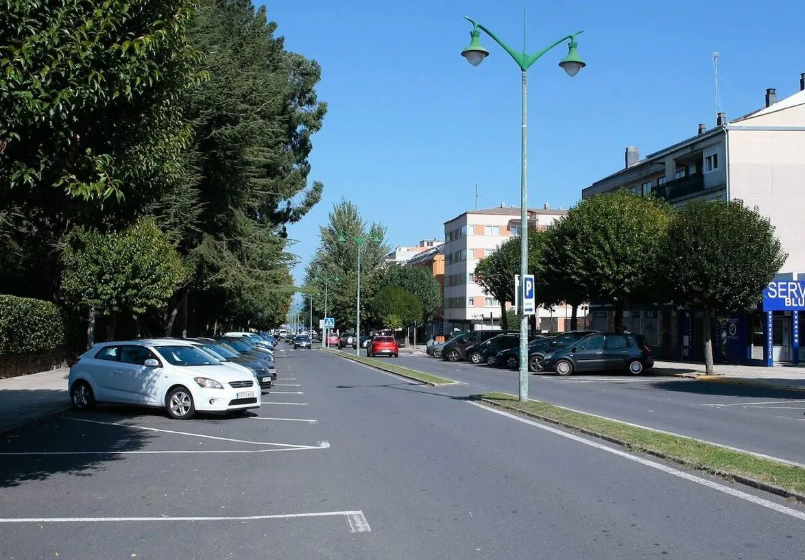 Imagen de archivo de la Avenida de Santa Cristina, en Oleiros (La Coruña)