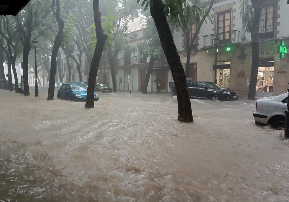 Efectos de la DANA en Jerez