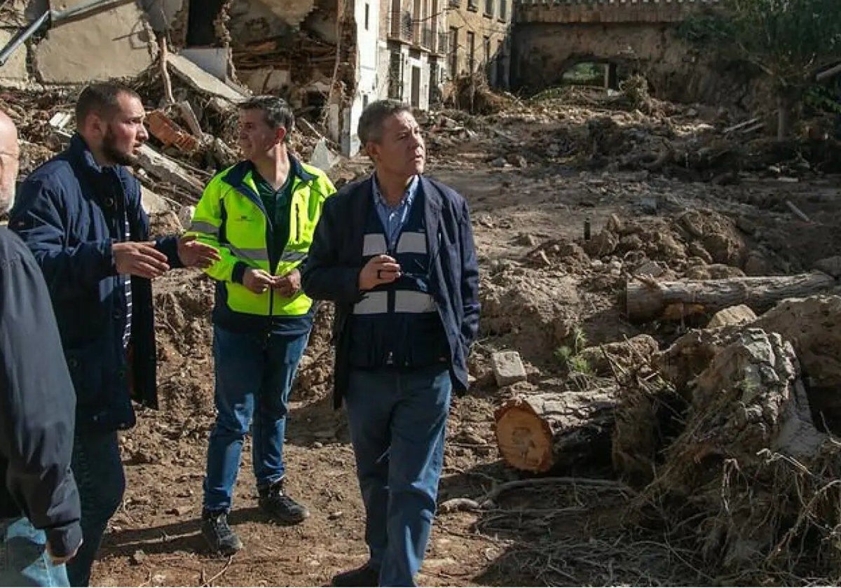 Page durante la visita que ha realizado este jueves a Letur (Albacet)