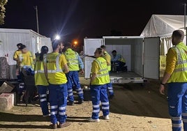 La Fundación SAMU envía a Catarroja a voluntarios andaluces especialistas en psicología y emergencias para ayudar con los efectos de la DANA