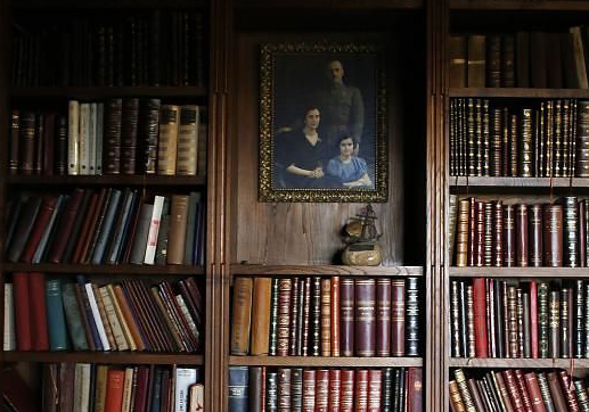 Despacho de Franco en su despacho de la que fue su residencia de verano en el Pazo de Meirás