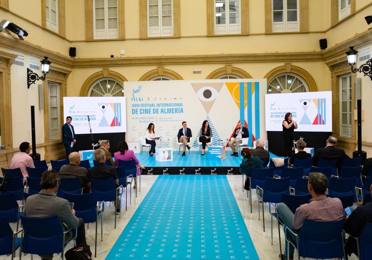 Rueda de prensa de la presentación del Festival de Cine de Almería