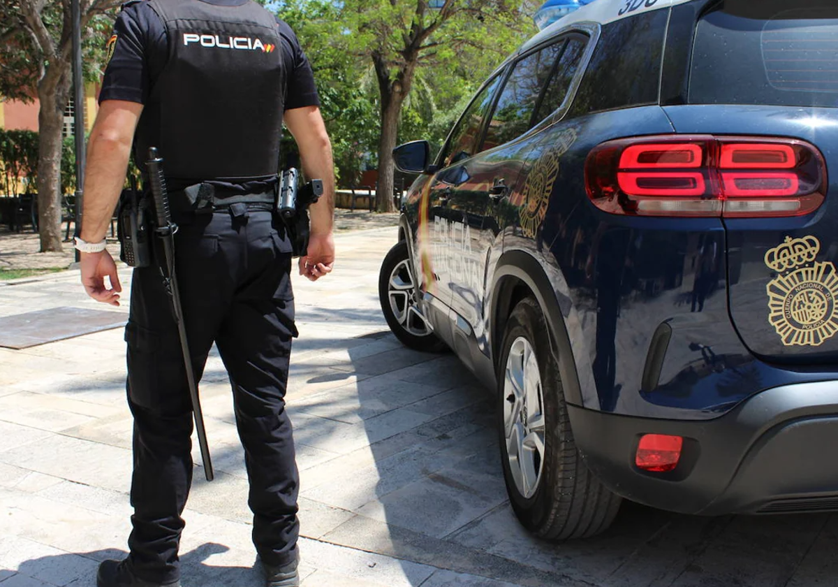 Un agente de la Policía Nacional en una imagen de archivo