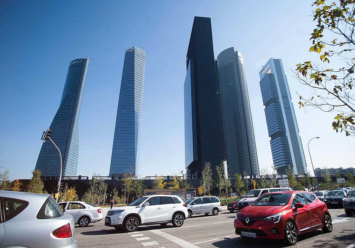 Vista de las cinco torres
