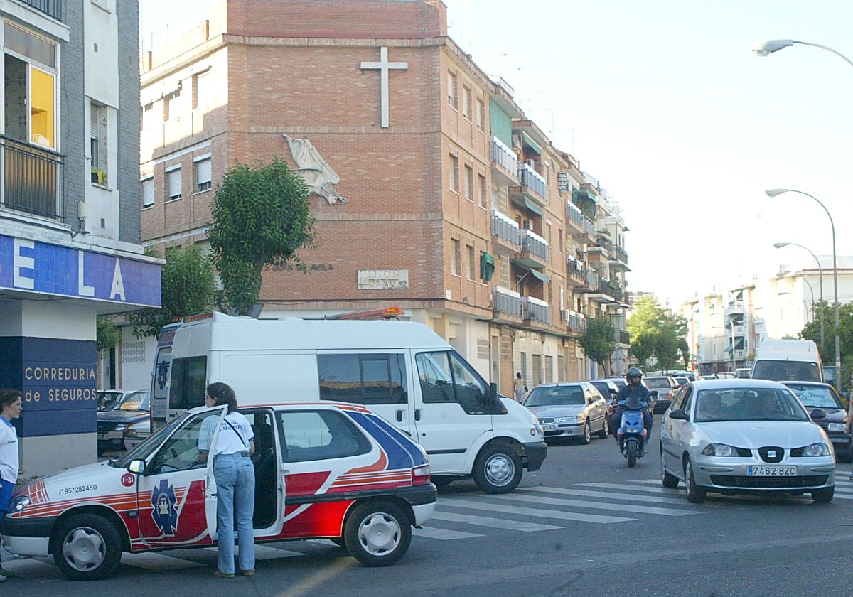 Calle Cinco Caballeros de Córdoba, donde se ha producido el apuñalamiento
