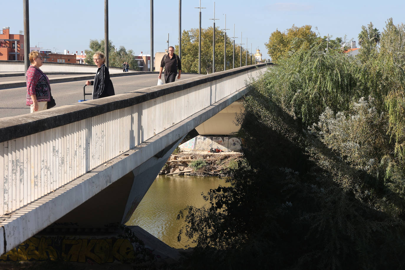 El descuido y la suciedad del Guadalquivir en Córdoba, en imágenes