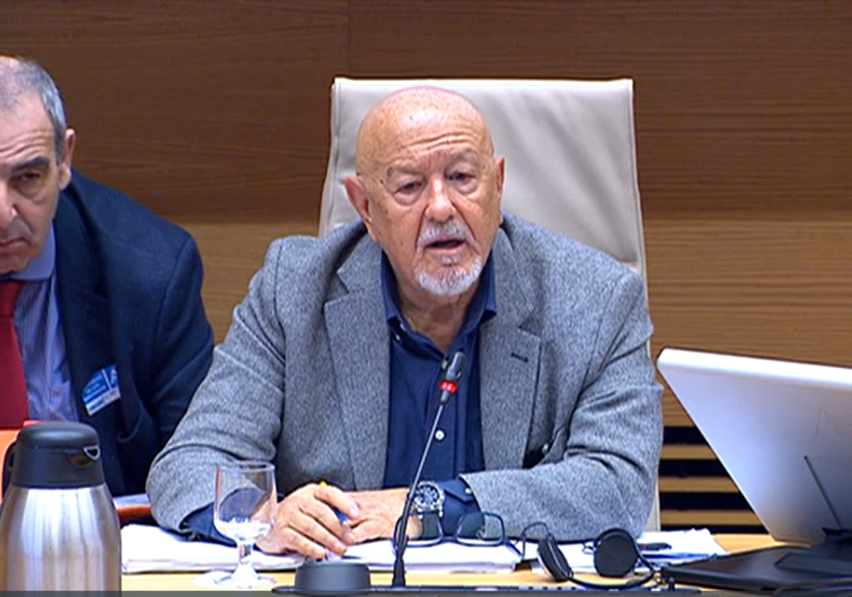 Marcelino Martín-Blas en la comisión de investigación del Congreso por la operación Cataluña