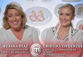 El divertido encuentro de Susana Díaz y Cristina Cifuentes en MasterChef Celebrity: «No te he votado ni hoy ni nunca»