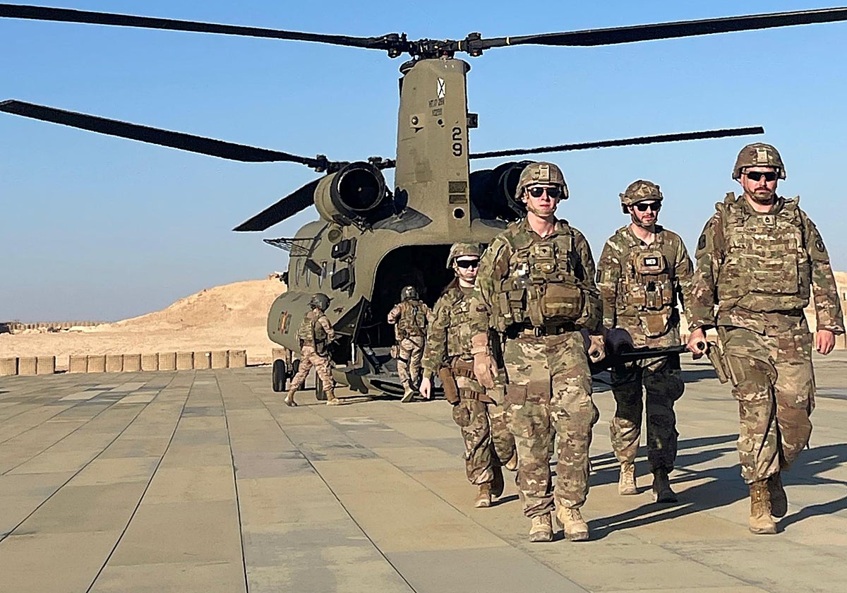 Miembros de la 'Taske Force Toro' desplegados en Irak