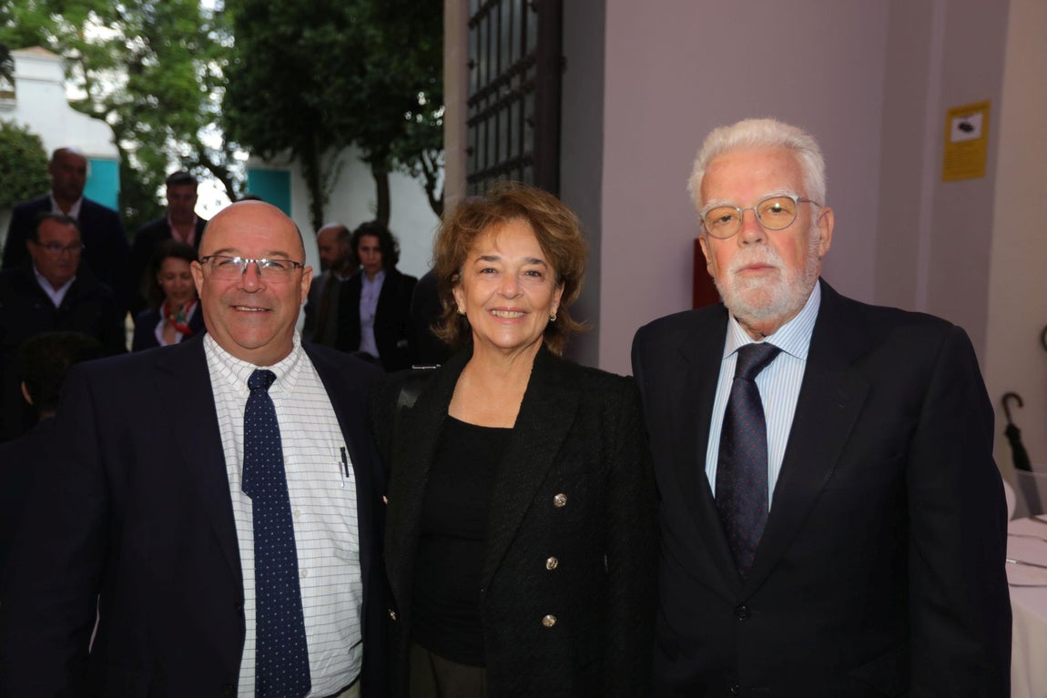 Olivier Crassous, Margarita Bustamante y Ricardo Serra