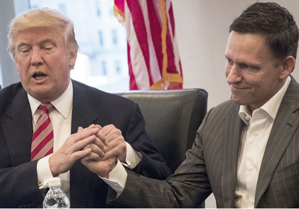 Donald Trump y Peter Thiel