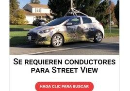 Un anuncio en el que  buscan conductores para 'Street View' es una estafa