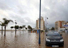 Se registran las primeras inundaciones en Málaga por la DANA