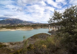 Esta es la situación de los embalses de Málaga tras las fuertes lluvias de los últimos días