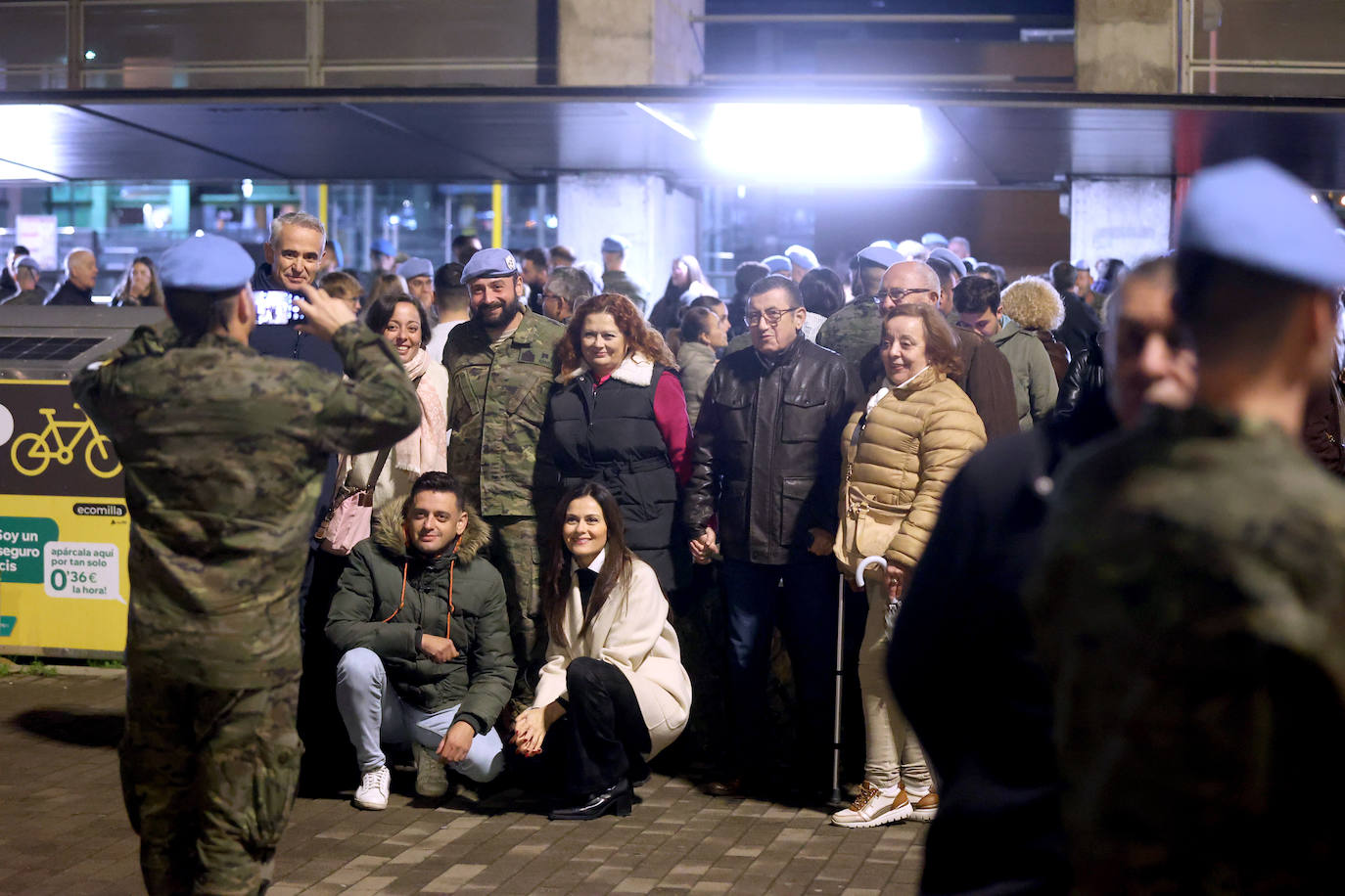 La emocionante despedida de los soldados de Cerro Muriano hacia Líbano, en imágenes