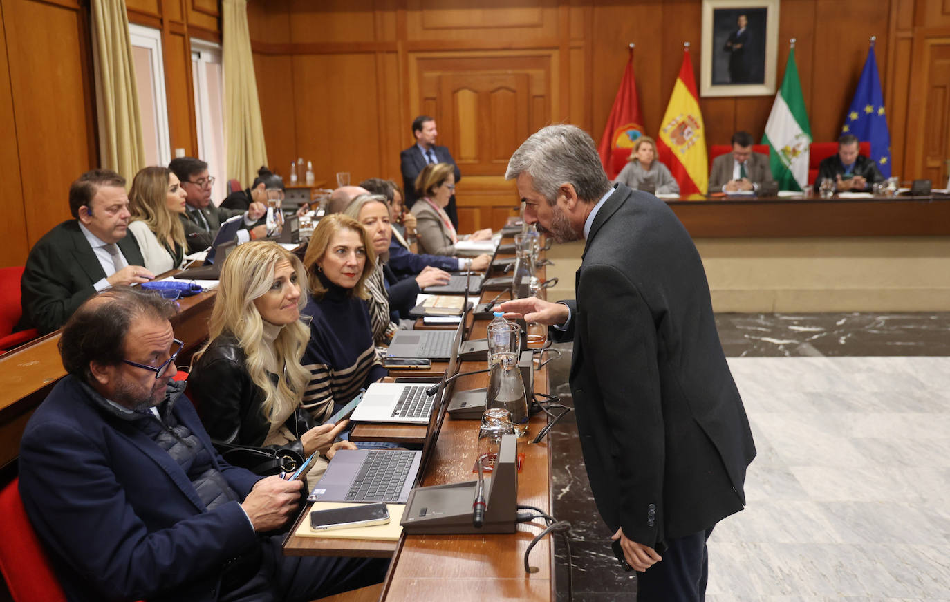 El tenso Pleno del Ayuntamiento de Córdoba que se ha suspendido, en imágenes