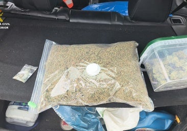 Detenido cuando transportaba un kilo de marihuana en su vehículo en Uceda