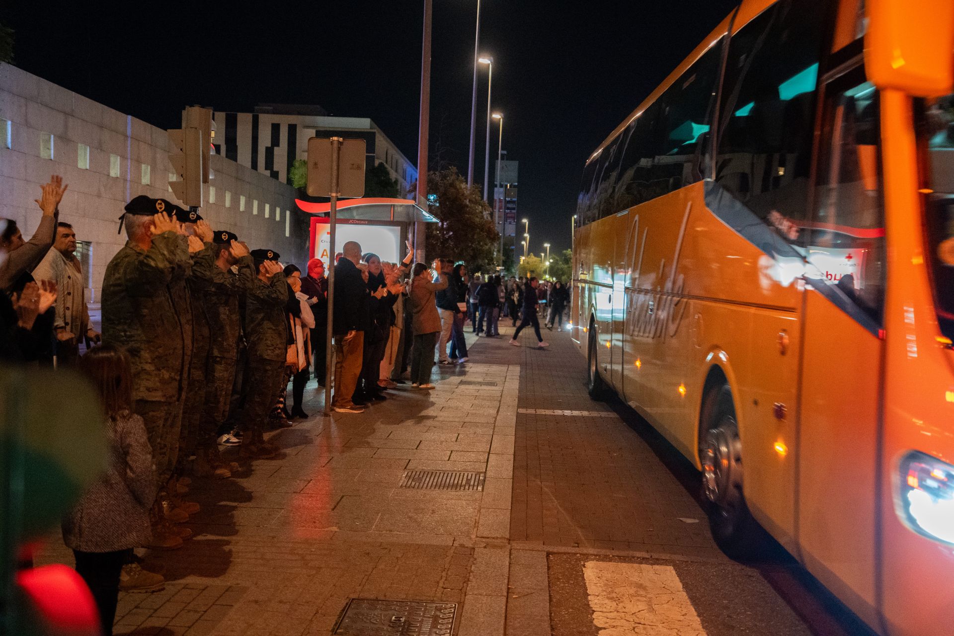 La salida del segundo relevo de la BRI X de Córdoba a Líbano, en imágenes