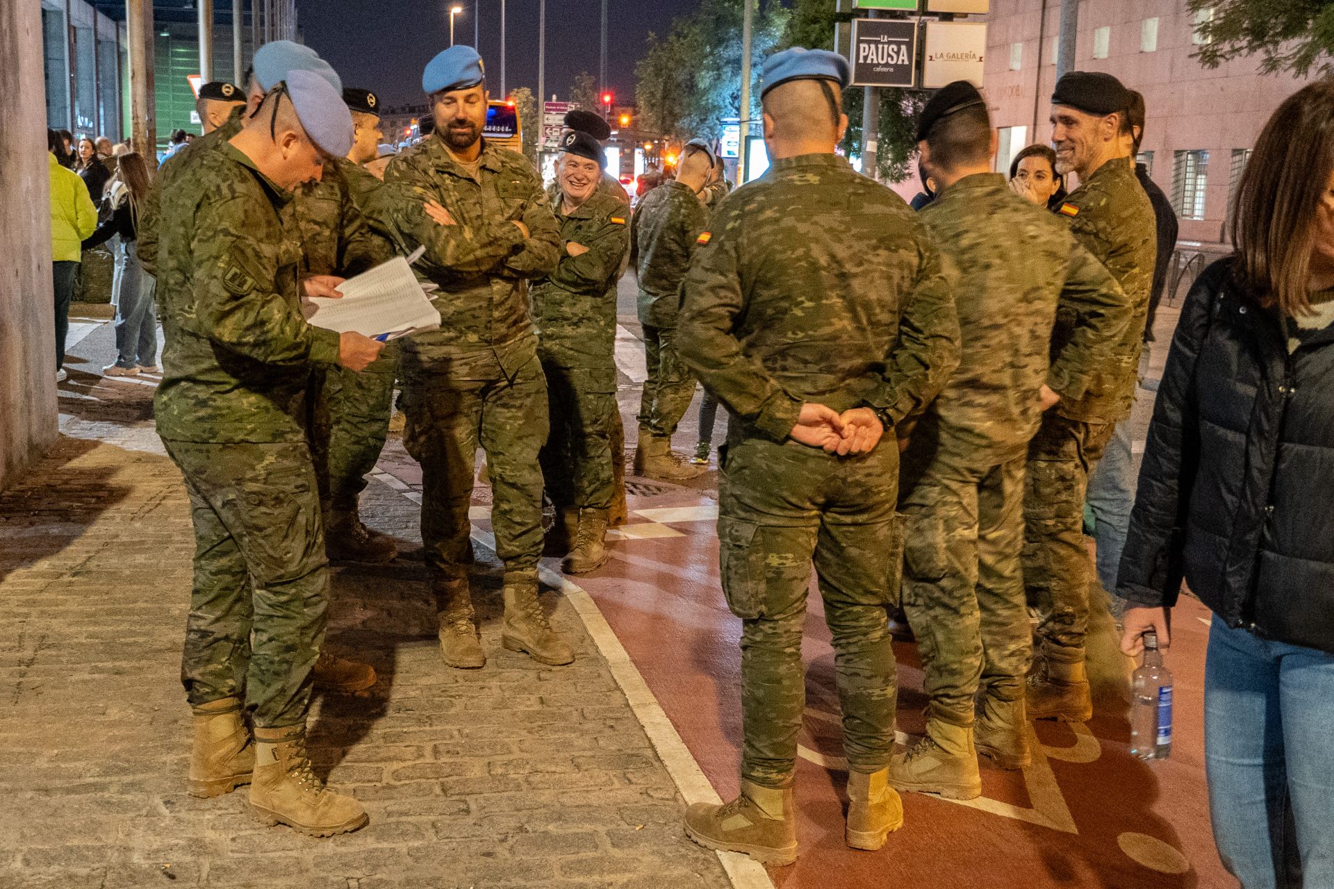 La salida del segundo relevo de la BRI X de Córdoba a Líbano, en imágenes