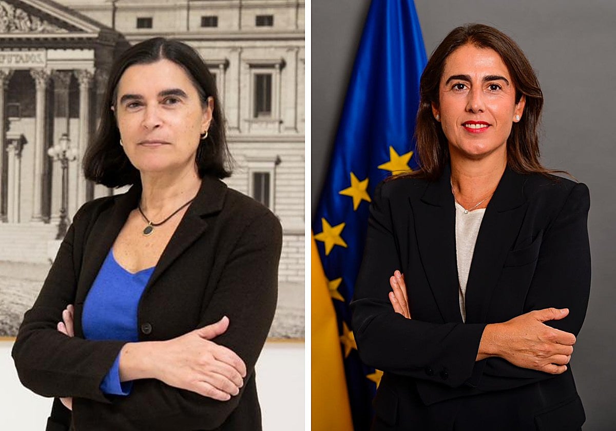 Mercedes Araújo Díaz de Terán (izq.) será la nueva secretaria general de la Casa del Rey y Carmen Castiella Ruiz de Velasco (dcha.) la nueva consejera diplomática