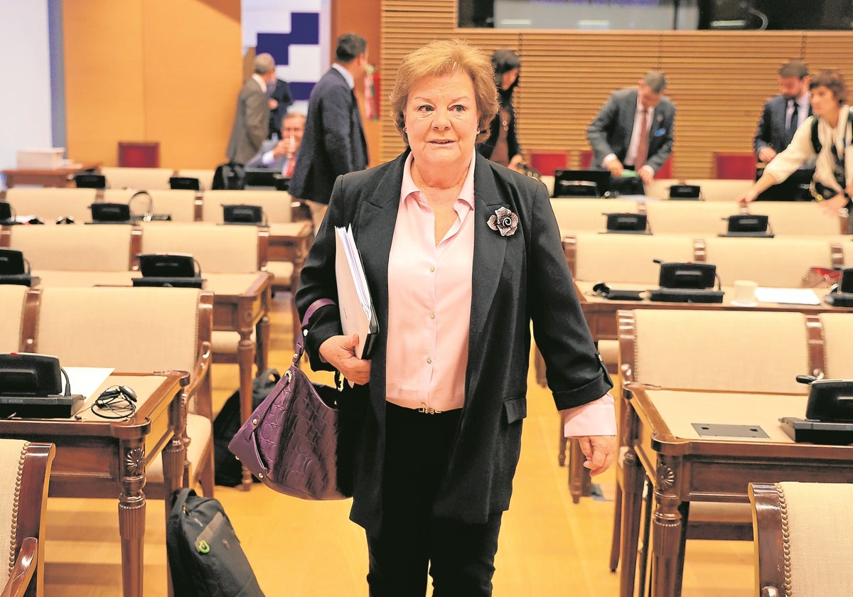 Enriqueta Chicano, presidenta del Tribunal de Cuentas