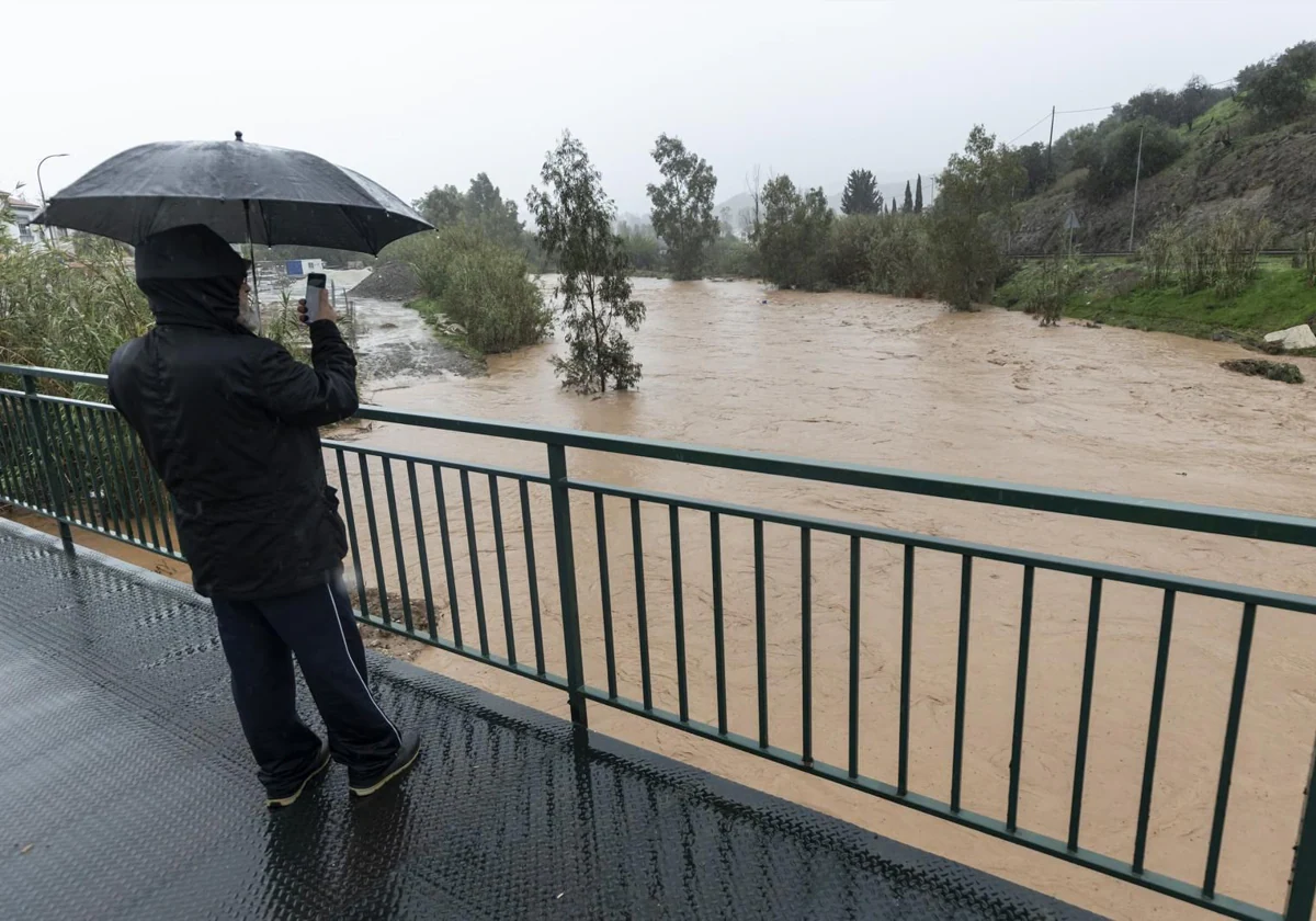 Lluvias por la DANA en la provincia de Málaga