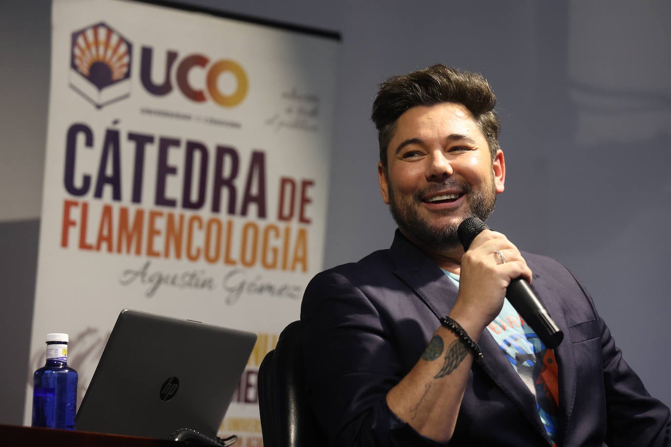 Miguel Poveda inaugura la Cátedra de Flamencología, en imágenes