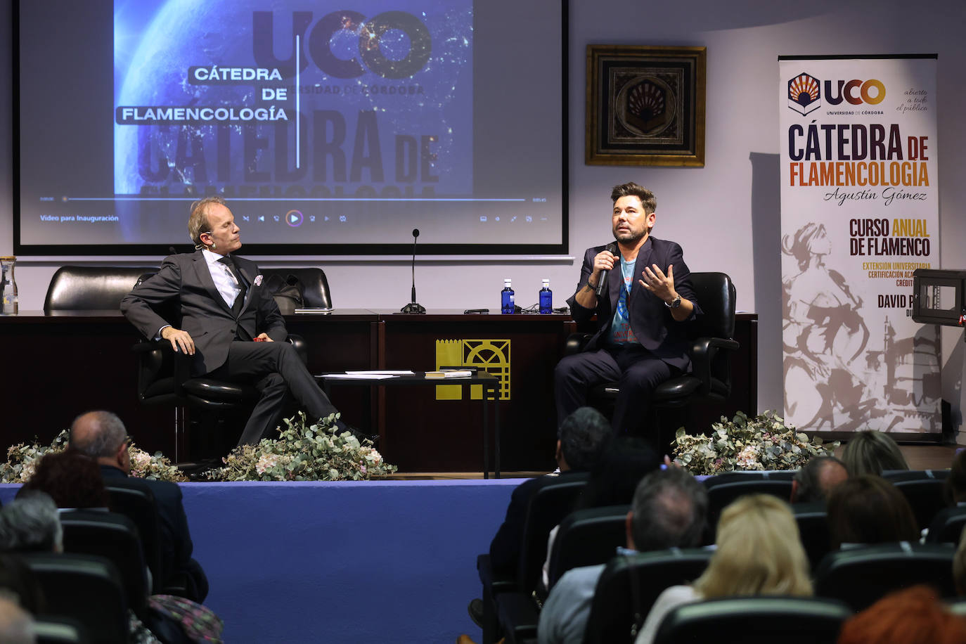 Miguel Poveda inaugura la Cátedra de Flamencología, en imágenes
