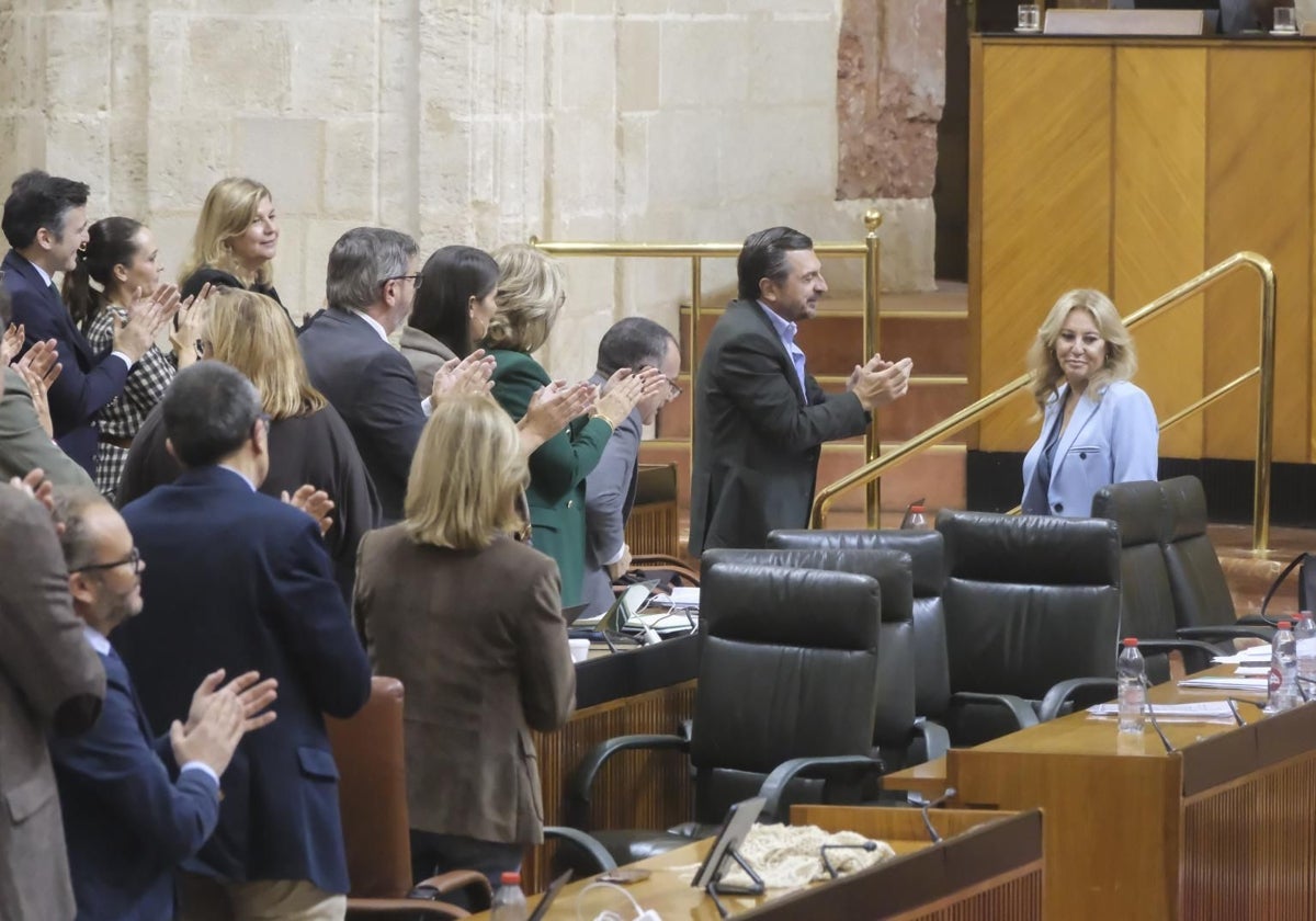 Aprobación del presupuesto andaluz en el Parlamento