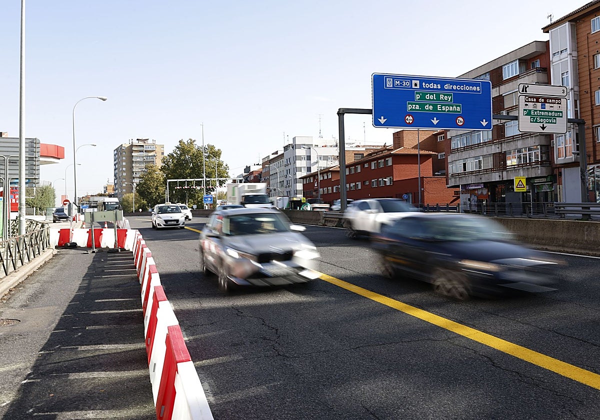Comienzo de señalización de las obras de soterramiento de la A-5