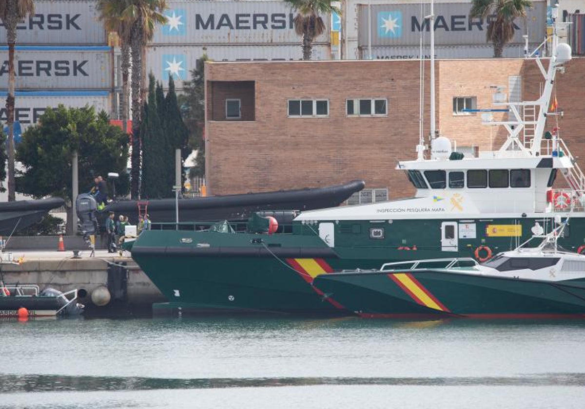 Dos patrulleras de la Guardia Civil en el puerto de Algeciras, en una imagen de archivo