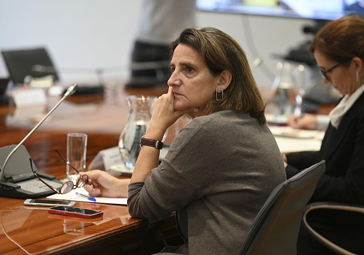 La vicepresidenta Tercera del Gobierno y ministra para la Transición Ecológica, Teresa Ribera