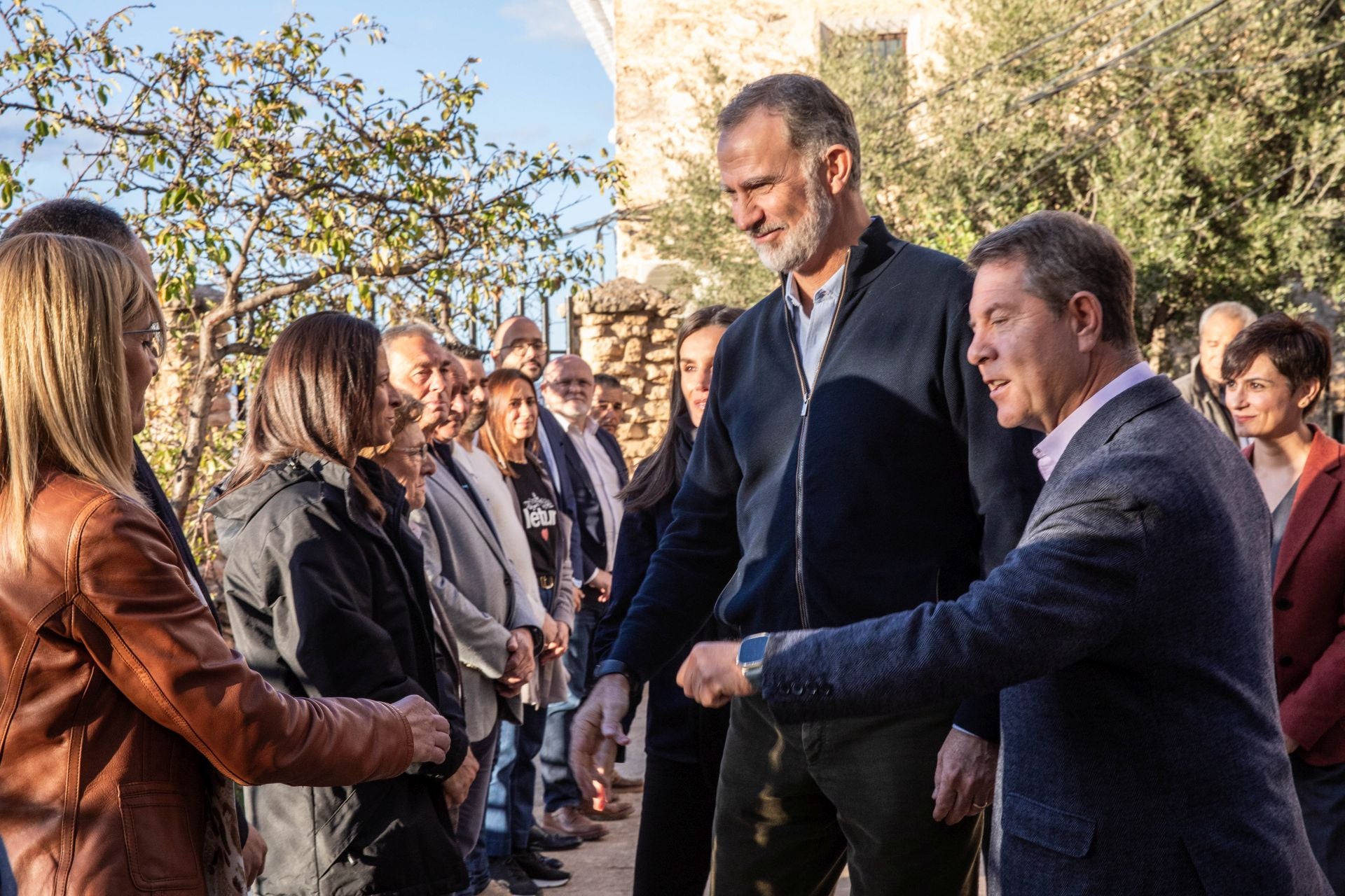 Las imágenes del multitudinario recibimiento a los Reyes en Letur