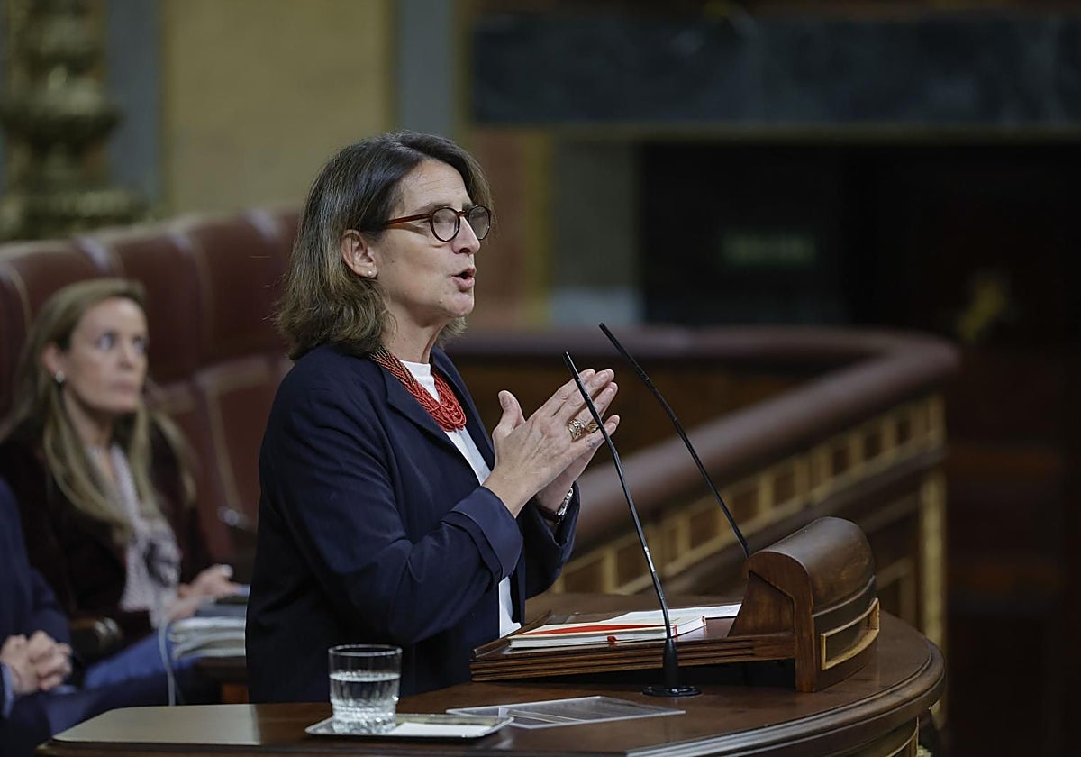 Comparecencia de la ministra Teresa Ribera ante el pleno del Congreso