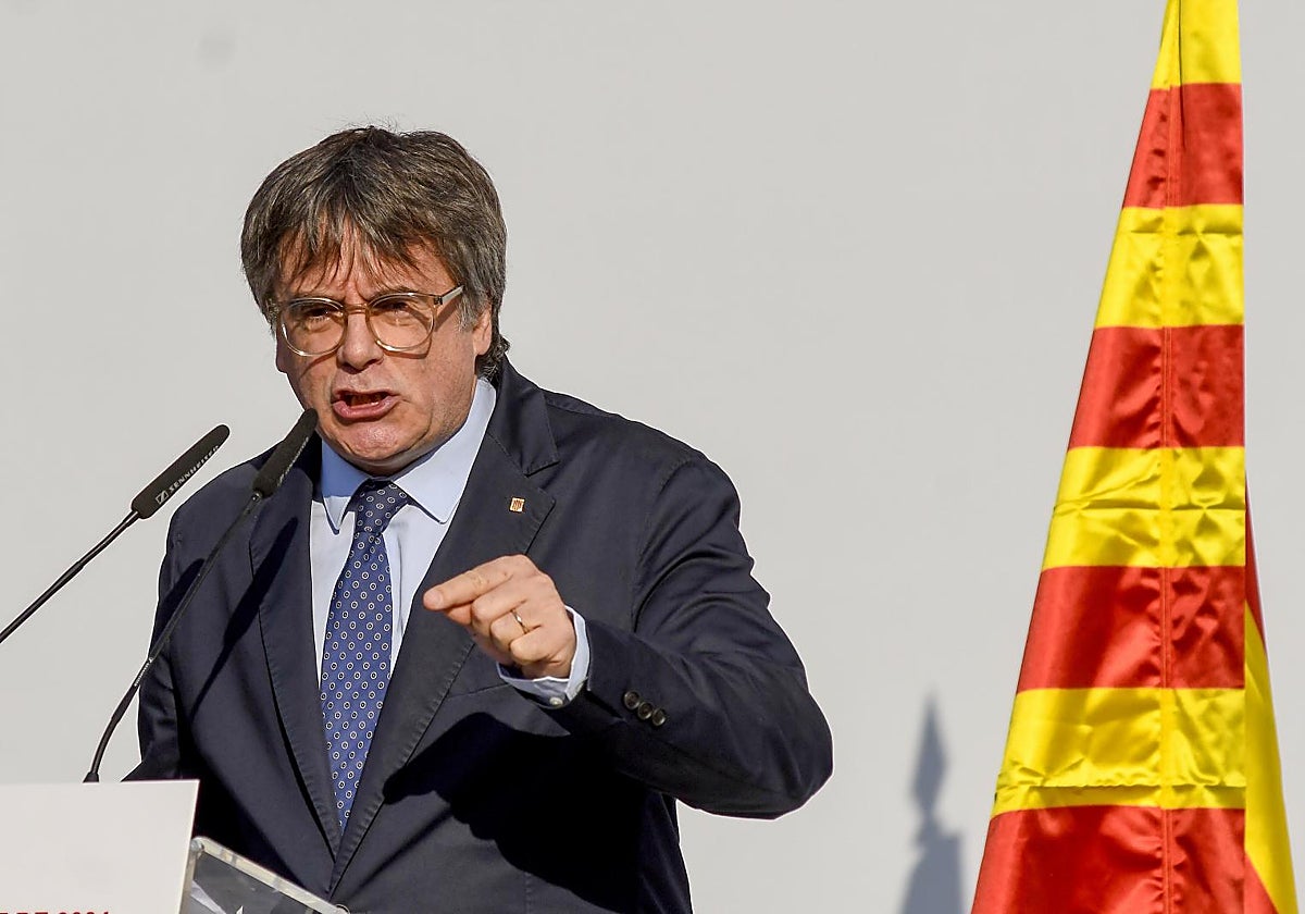 Puigdemont, en su reaparición en Barcelona el 8 de agosto