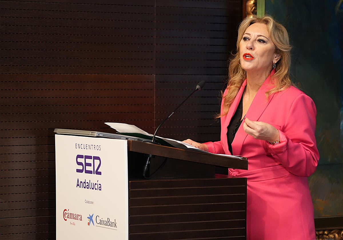 Carolina España, durante su participación este miércoles en el Encuentro Ser.