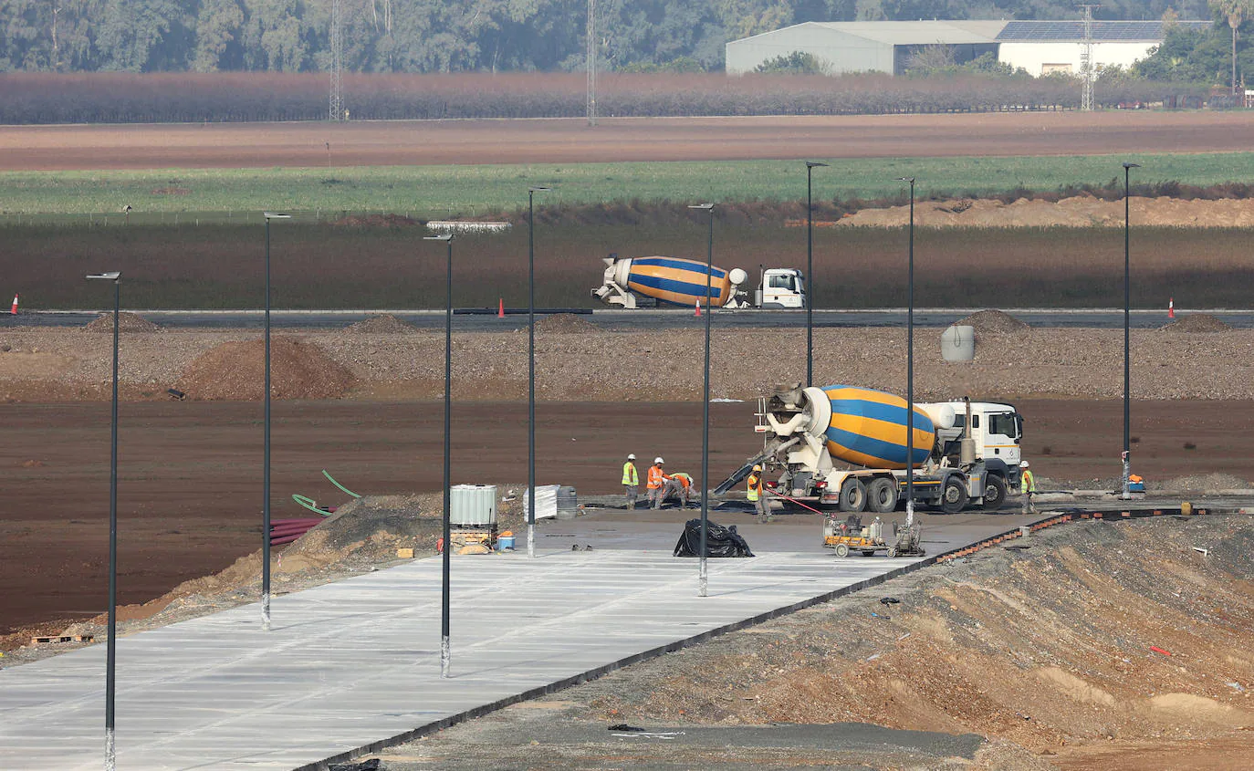 La obra de la Base Logística del Ejército de Tierra en Córdoba, en imágenes