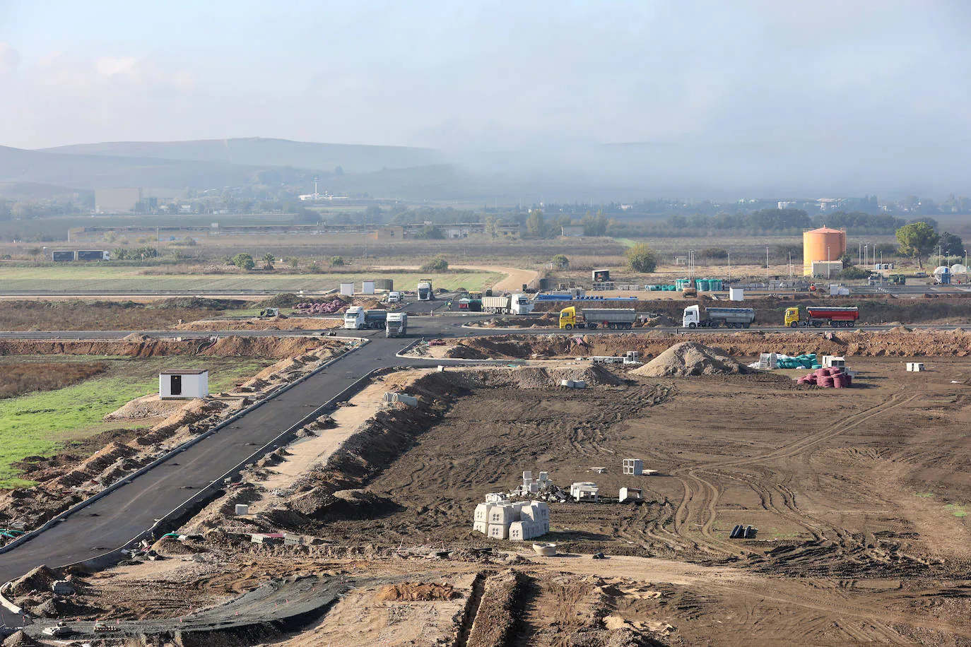 La obra de la Base Logística del Ejército de Tierra en Córdoba, en imágenes