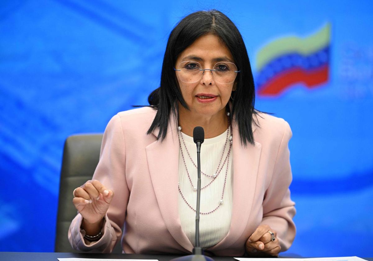 La vicepresidenta de Venezuela, Delcy Rodríguez