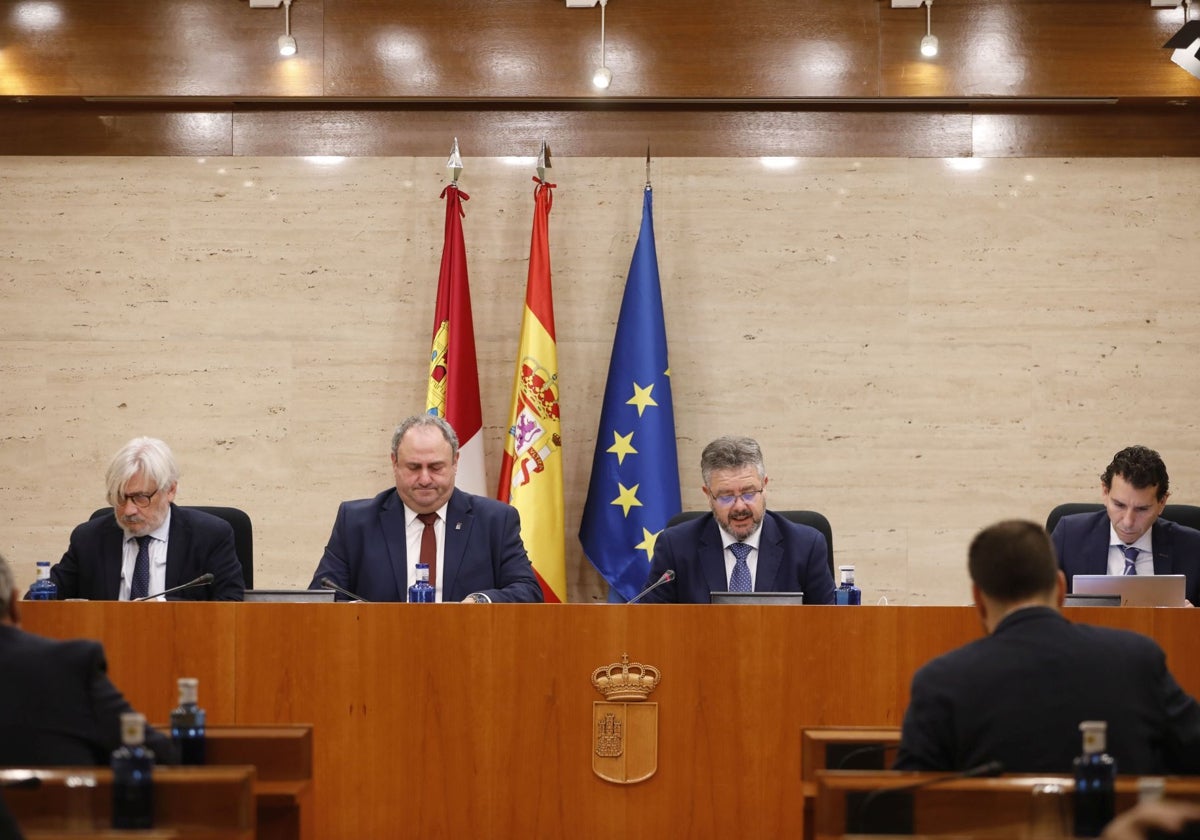 El consejero de Agricultura, Ganadería y Desarrollo Rural durante su comparecencia