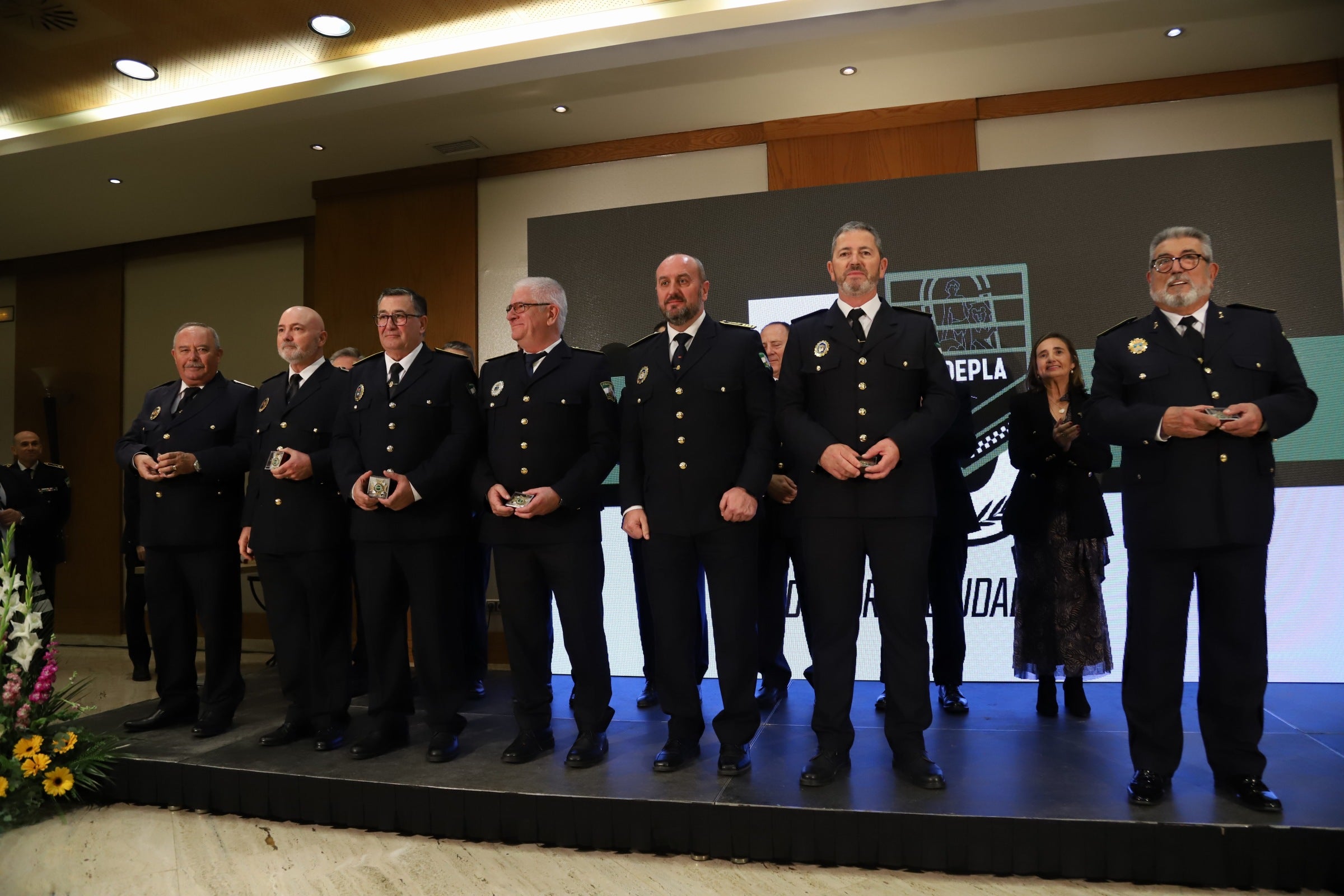 Los premios del congreso de jefes de Policía Local de Andalucía en Córdoba, en imágenes