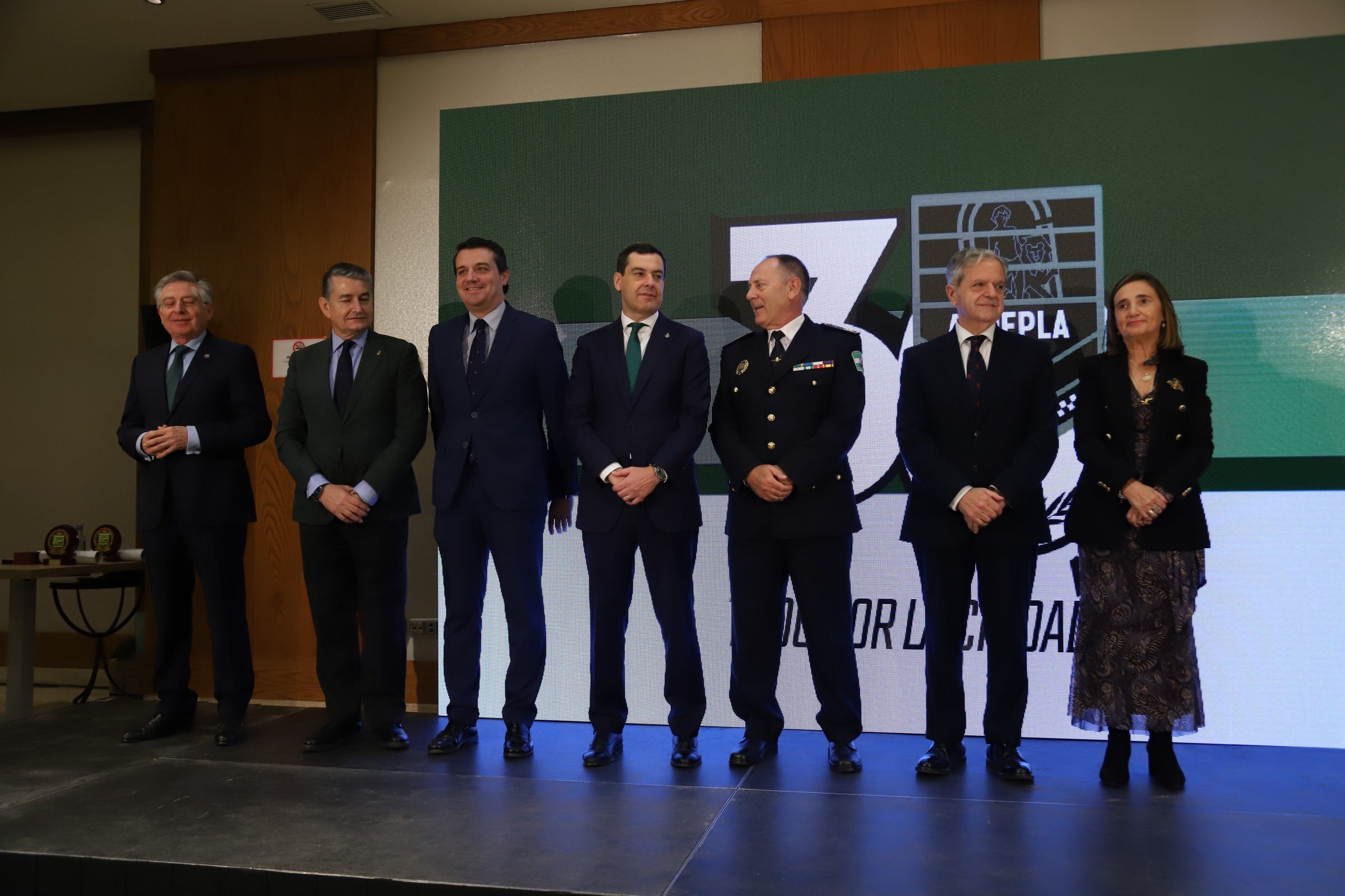 Los premios del congreso de jefes de Policía Local de Andalucía en Córdoba, en imágenes