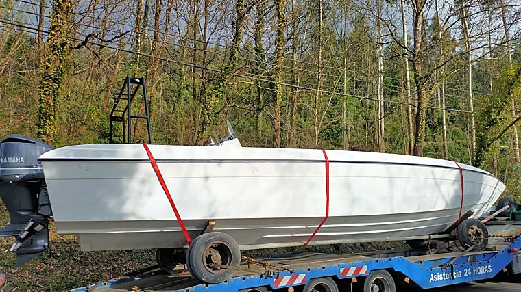 La ley impide vender narcolanchas, al ser consideradas género prohibido, pero sí se pueden subastar sus motores