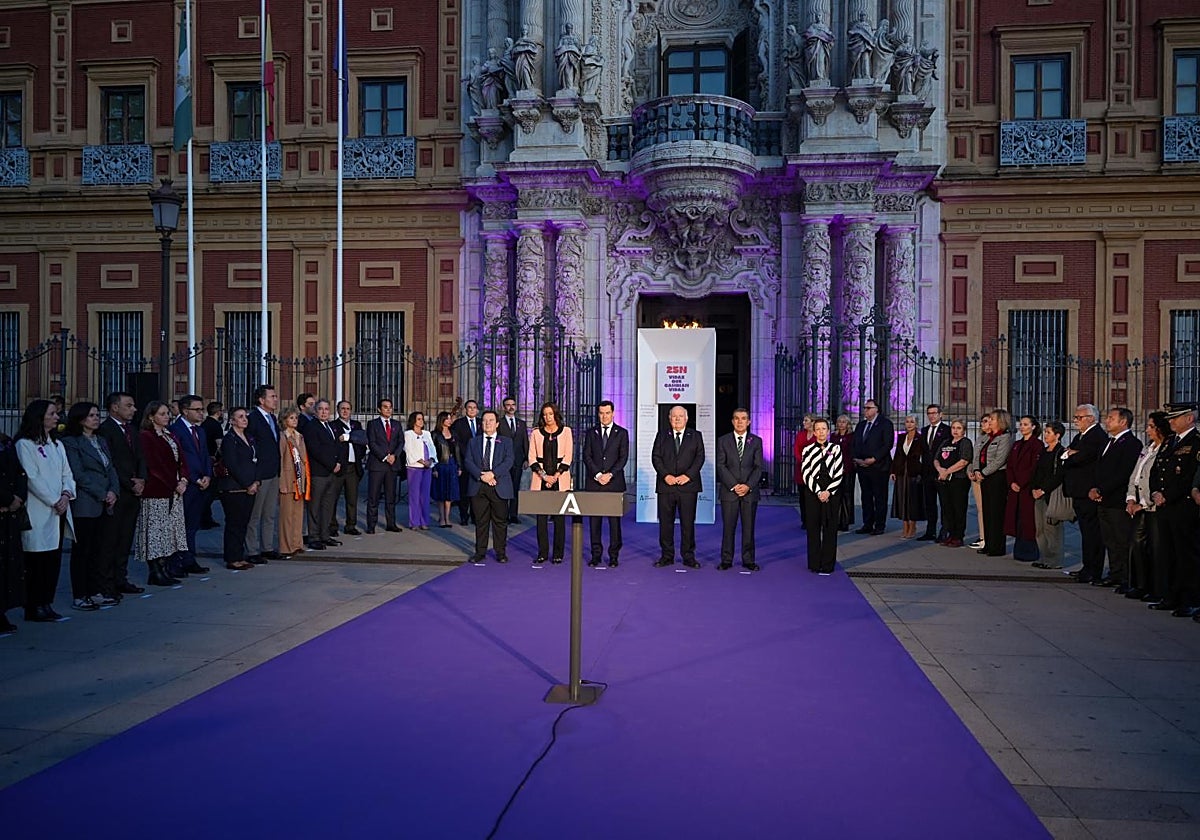Acto institucional del 25-N en Andalucía